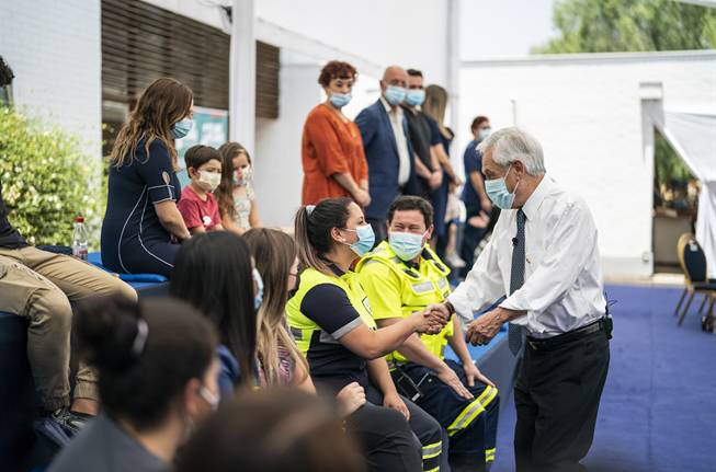 Presidente Piñera conmemora el primer aniversario del inicio de la vacunación contra el Covid-19